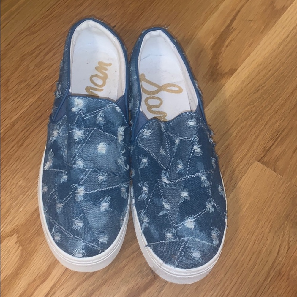 DENIUM SLIP ON SHOES!
